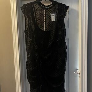 Express Black Sleeveless Dress